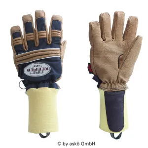 Firefighter Gloves Asko FIRE KEEPER EN PBI - Short Woven Cuff