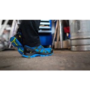 Protective Shoes Haix BLACK EAGLE SAFETY 40.1 Low - blue/citrus