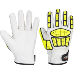 Anti-cut leather gloves Portwest A745 IMPACT PRO CUT